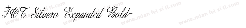 FOT Silvero Expanded Bold字体转换